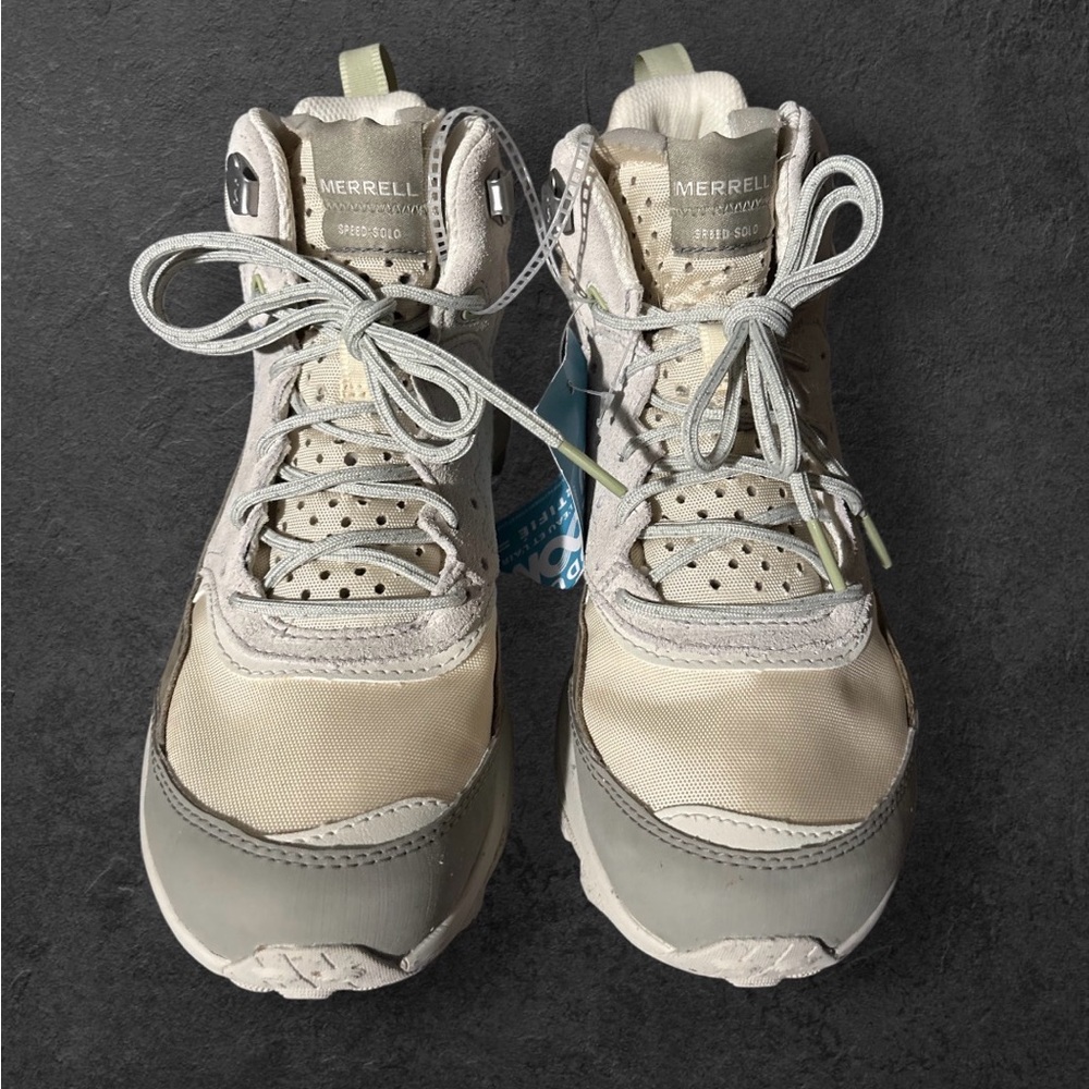 Merrell Speed Solo Mid Waterproof Hiking Boots Women's Size 9 Trail Shoes